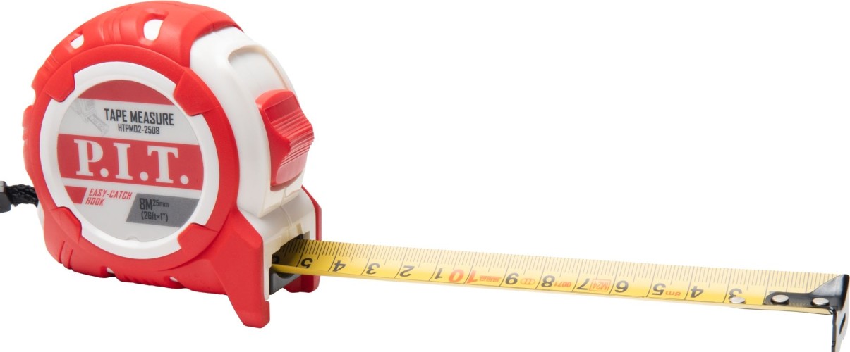 Рулетка P.I.T. HTPM02-2508 с фиксатором 8 м x25 мм - изображение 5