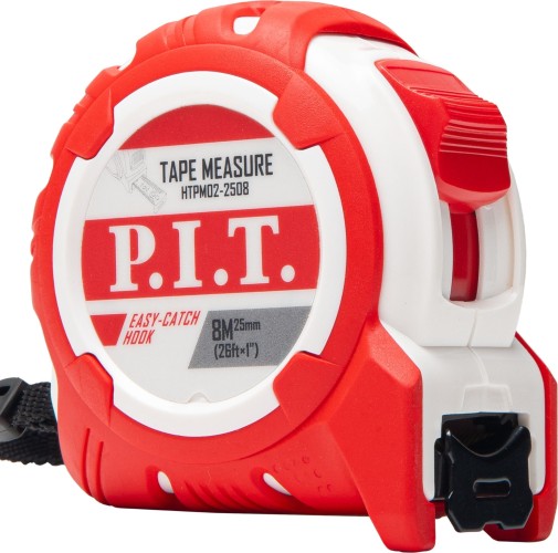 Рулетка P.I.T. HTPM02-2508 с фиксатором 8 м x25 мм - изображение 3