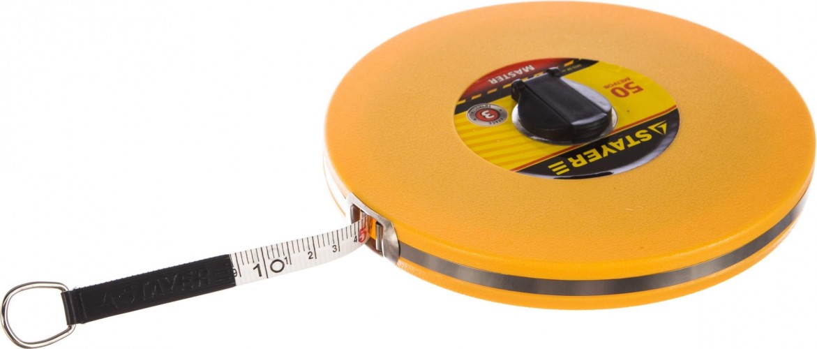 Рулетка STAYER F-50 мерная лента "master" фиберглассовое двустороннее  3415-50_z01 - изображение 2