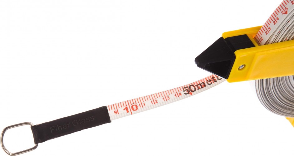 Рулетка STAYER GEOMax мерная лента "master" фиберглассовое полотно, 50м 3418-50 - изображение 2