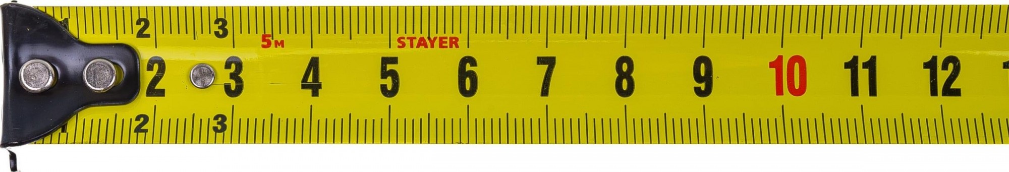 Рулетка STAYER LEADER 5м / 19мм с автостопом в ударостойком обрезиненном 3402-05-19_z02 - изображение 3