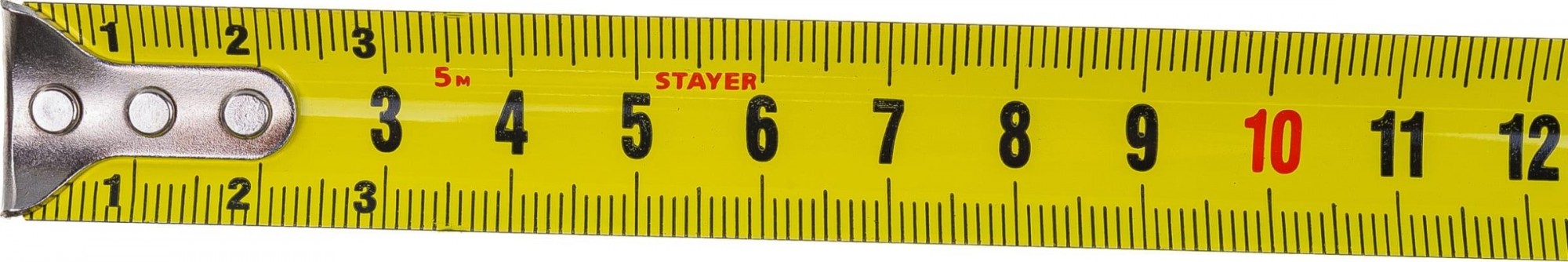 Рулетка STAYER MASTER 5м / 19мм в ударостойком обрезиненном корпусе 34025-05_z01 - изображение 3