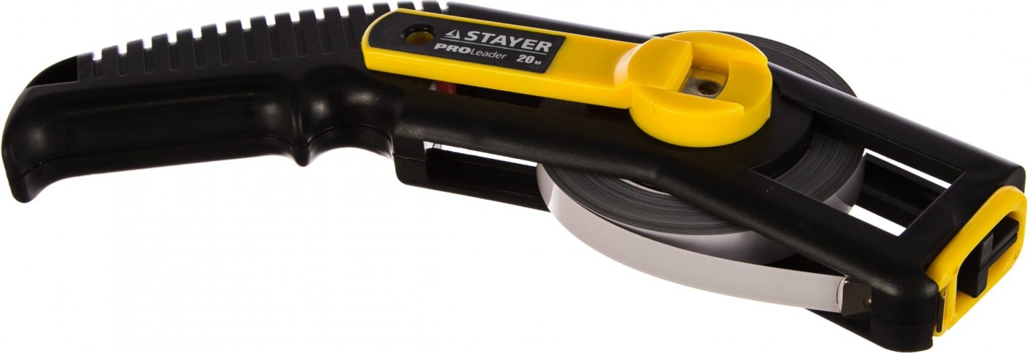 Рулетка STAYER PROLeader 20 мерная геодезийная лента "professional" 20м 2-34183-020