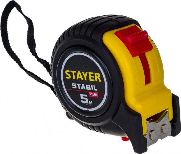 Рулетка STAYER STABIL 5м / 25мм профессиональная в ударостойком обрезине 34131-05-25_z02 - изображение 4