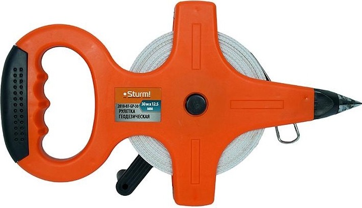Рулетка Sturm 2010-07-GP-30 геодезическая 30 м, фибергласс - изображение 2