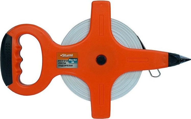 Рулетка Sturm 2010-07-GP-50 геодезическая 50 м, фибергласс - изображение 2