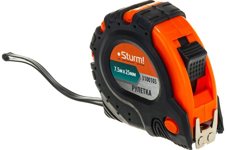 Рулетка Sturm 3 100 103 7,5мх25мм 3100103