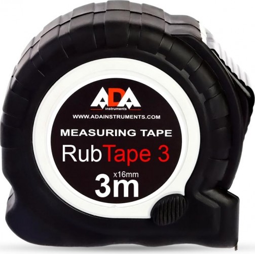 Рулетка ударопрочная ADA RubTape 3 с фиксатором А00155