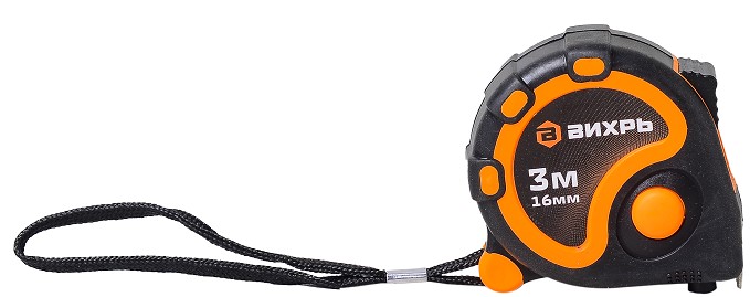 Рулетка ВИХРЬ 3мх16мм 73/11/1/1