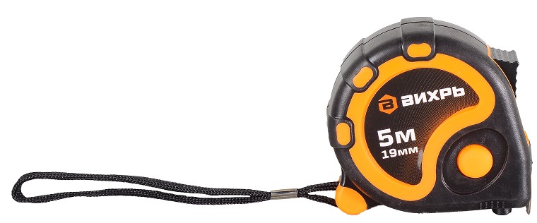 Рулетка ВИХРЬ 5мх19мм 73/11/1/2 - изображение 3