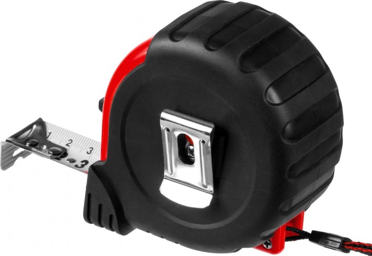 Рулетка ЗУБР МАСТЕР 10м / 25мм с ударостойким обрезиненным корпусом 34055-10-25_z03 - изображение 3