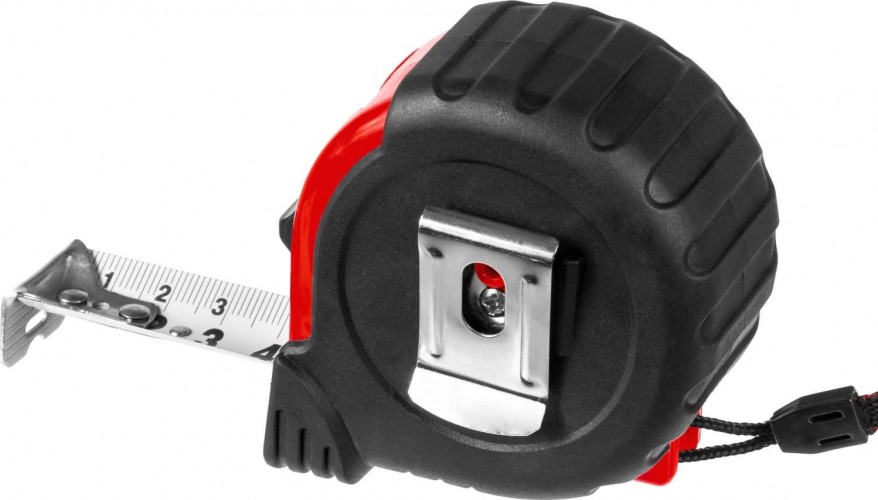Рулетка ЗУБР МАСТЕР 5м / 19мм с ударостойким обрезиненным корпусом 34055-05-19_z03 - изображение 3