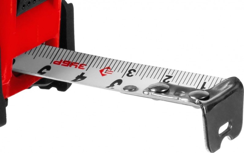 Рулетка ЗУБР МАСТЕР 5м / 19мм с ударостойким обрезиненным корпусом 34055-05-19_z03 - изображение 2