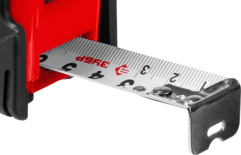 Рулетка ЗУБР МАСТЕР 7,5м / 25мм с ударостойким обрезиненным корпусом 34055-08-25_z03 - изображение 2