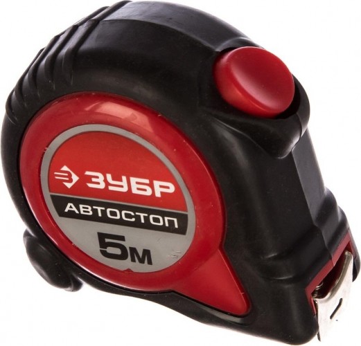 Рулетка ЗУБР МАСТЕР автостоп 5м / 25мм с автостопом и ударостойким обр 34052-05-25_z01 - изображение 2