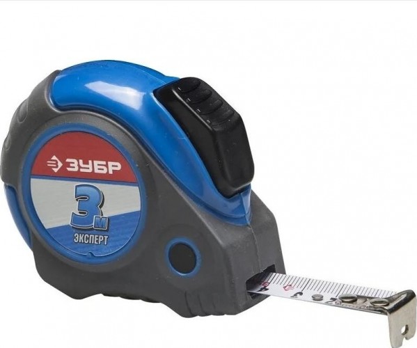 Рулетка ЗУБР ПРОФЕССИОНАЛ эксперт 3м / 16мм с двухсторонней шкалой 34057-03-16_z02