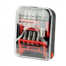 Набор бит, адаптер для бит, сталь S2, 18 предметов, пластиковый кейс Matrix - изображение 9