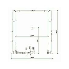 Подъемник двухстоечный S4D-2E AE&T с верхней синхронизацией (380В) - изображение 4