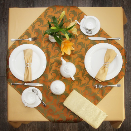 САЛФЕТКА 45х45см РИЧАРД золотая гладь[08С6-КВ 1346/040405] - изображение 2