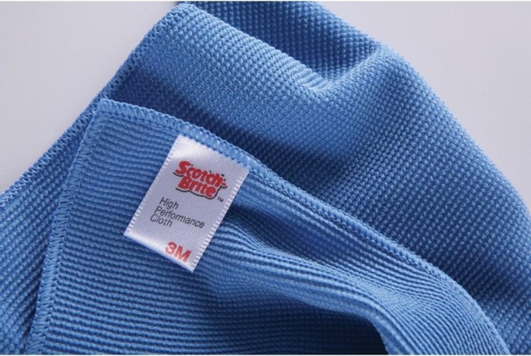 Салфетка протирочная голубая 320 х 360 мм, 5 шт, 3M SCOTCH-BRITE 2011 7000038140 7000038140 - изображение 2