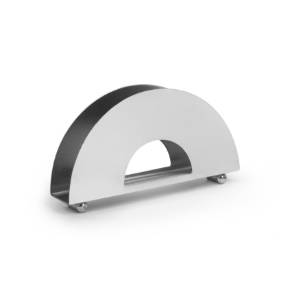 Салфетница 150 мм 80 мм полукруг нержавеющая сталь [2-197932] - изображение 2