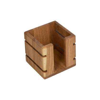 Салфетница 165х165х165 мм дуб, цвет натуральный - изображение 2