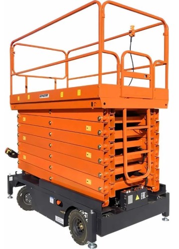 Самоходный подъемник ножничного типа GROST Tower Drive 500-9 с выдвижной платформой, аккумуляторный 212425