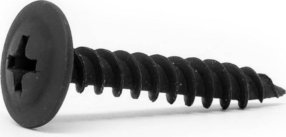 Саморез  4,2 х 16 с прессшайбой, острый черный