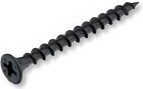 Саморез  4,8 х  95 с редким шагом, черный B00104809516007