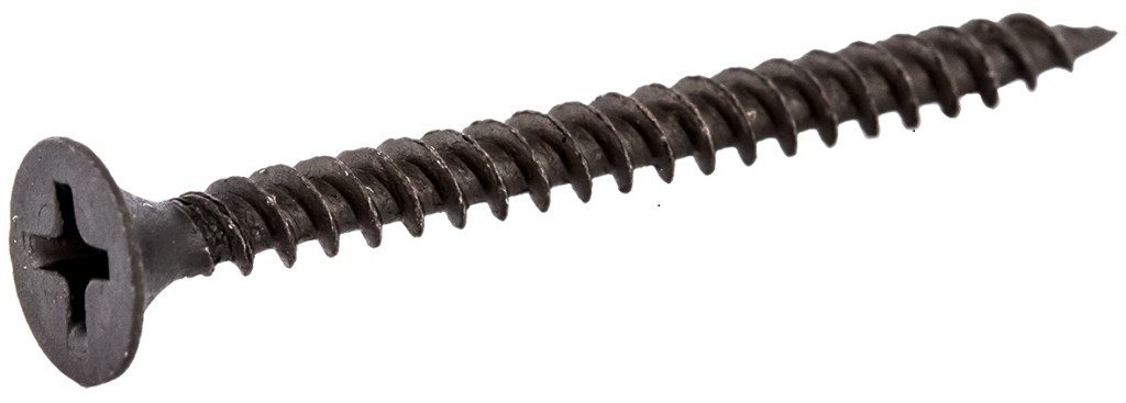 Саморез с частым шагом для гипсокартона КМП 4,2x 65 (3500шт)  черный 00-00000164