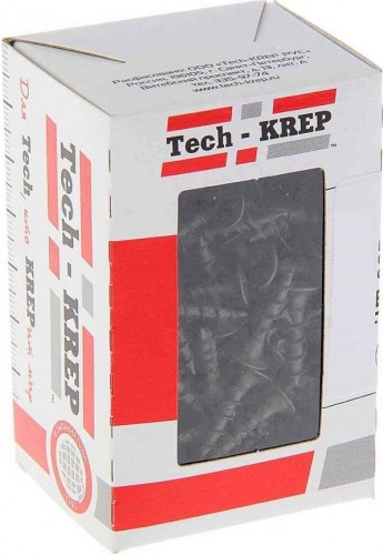 Саморез Tech-KREP 3,8 х  41 (коробка 200 шт.) с редким шагом для гипсокартона 102123