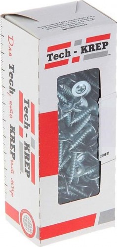 Саморез Tech-KREP 4,2 х 16 (коробка 200 шт.) с прессшайбой, острый 102139