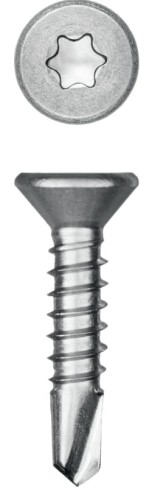 Саморез универсальный KRAFTOOL DS-C 19х3.9 мм нержавеющий 750 шт. 300932-39-019