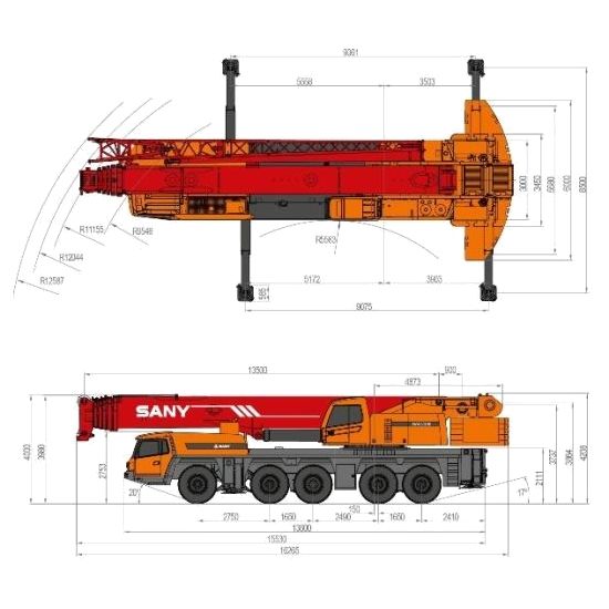 Кран-вездеход SANY SAC2200S - изображение 5