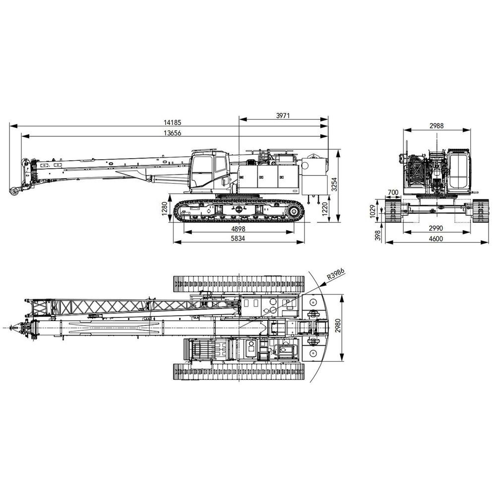 Гусеничный кран с телескопической стрелой SANY SCC400TB - изображение 3