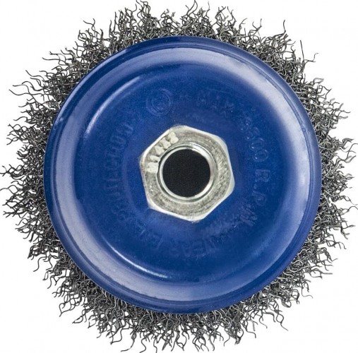 Щетка чашеобразная мягкая для УШМ ПРАКТИКА 90 мм; М14 032-447 032-447 - изображение 2