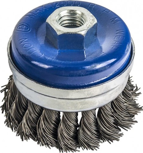 Щетка чашеобразная обдирочная для УШМ ПРАКТИКА 65 мм; М14 032-485 032-485