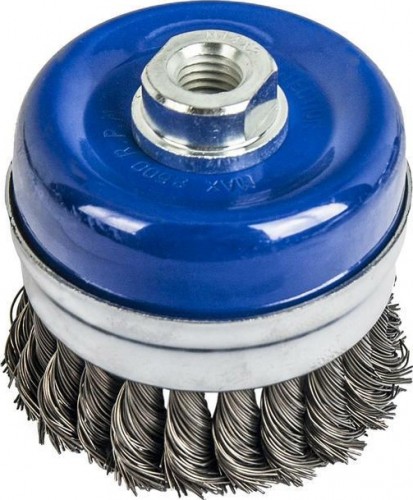 Щетка чашеобразная обдирочная витая для УШМ ПРАКТИКА 110 мм; М14 773-316 773-316