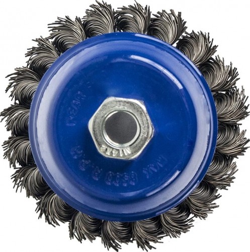Щетка чашеобразная витая для УШМ ПРАКТИКА 90 мм; М14 032-478 032-478 - изображение 2