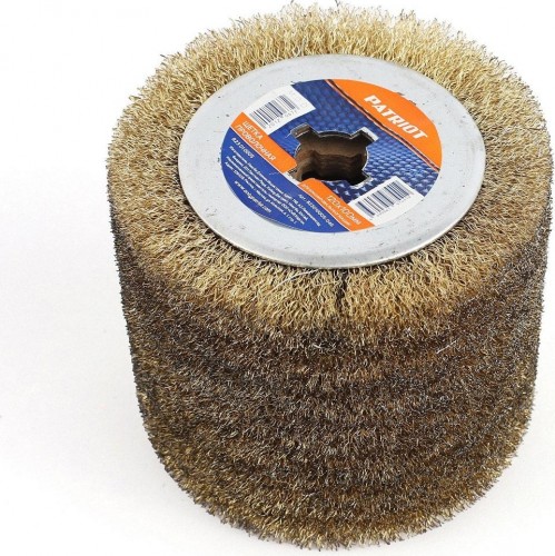 Щетка для щеточной шлифмашины PATRIOT проволочная 120х100 мм 823010005 - изображение 2