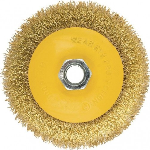 Щетка для УШМ Biber 70 972 дисковая 100мм тов-076219