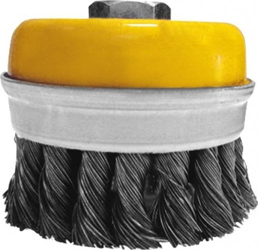 Щетка для УШМ Biber 70 976 чаша витая 100мм тов-076221