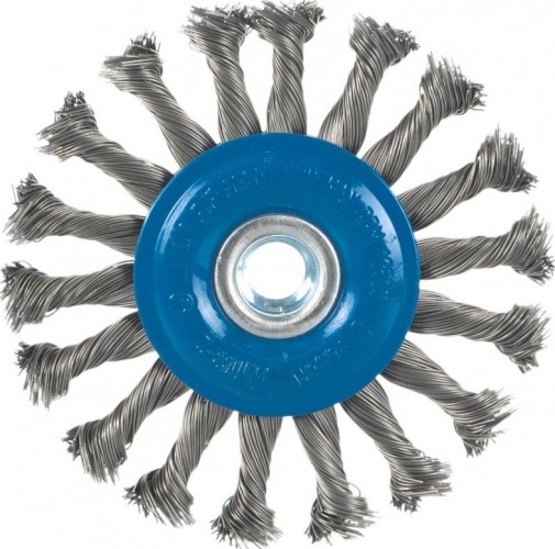 Щетка для УШМ BOSCH КОЛЬЦЕВАЯ M14 0.5x115ММ ВИТАЯ СТАЛЬ 2609256512 - изображение 2