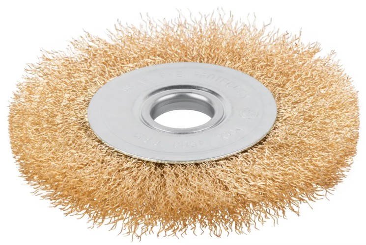 Щетка для УШМ Cutop Profi 22,2 мм, тип "Плоская" витая проволока 0,3 мм, 125 82-527