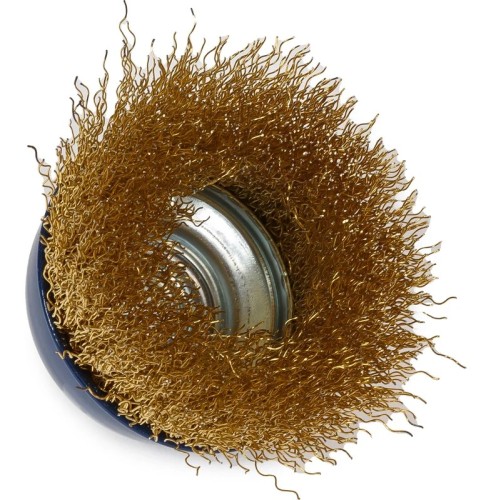 Щетка для УШМ Cutop Profi М14, тип "Чашка" витая проволока 0,3 мм, 65 мм 82-516