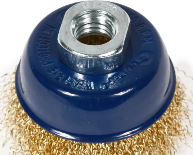 Щетка для УШМ Cutop Profi М14, тип "Чашка" витая проволока 0,3 мм, 65 мм 82-516 - изображение 2