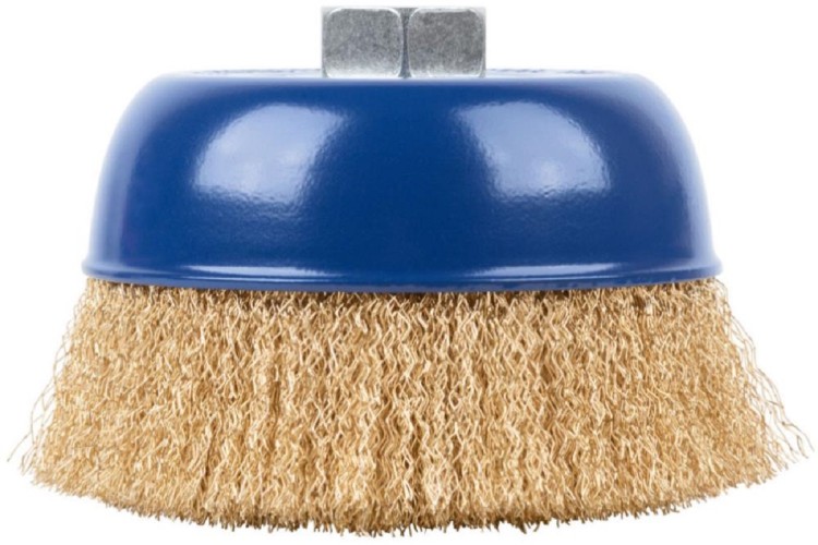 Щетка для УШМ Cutop Profi М14, тип "Чашка" витая проволока 0,3 мм, 125 мм 82-519