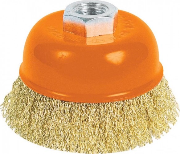 Щетка для УШМ КРАТОН чашечная d100 мм M14 1 11 02 005