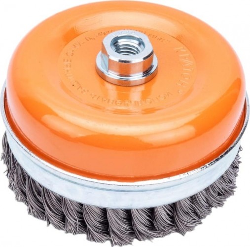 Щетка для УШМ КРАТОН чашечная усиленная (круч. проволока) d125 мм M14 1 11 02 011