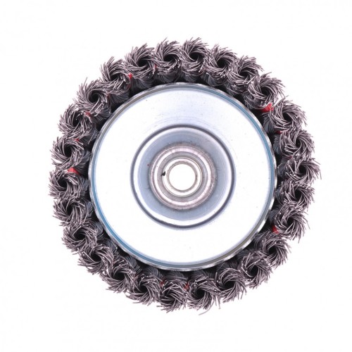 Щетка для УШМ MATRIX 125 мм, М14 "чашка", крученая проволока 0,5 мм// 74627 - изображение 2